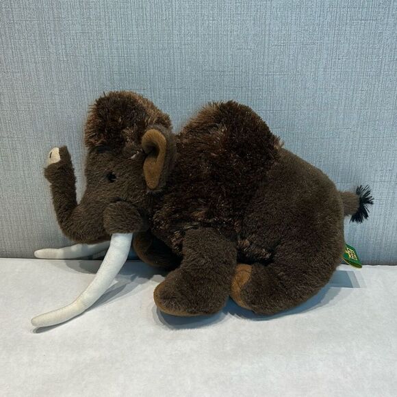 Wild Republic Cuddlekins Woolly Mammoth Plush Toy Stuffed Animal 12" Ice Age Pre - Picture 3 of 8
